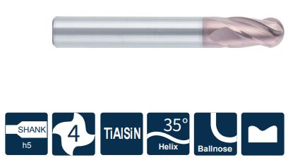 SH360-B4-3-6-K-6 Фреза монолитная твердосплавная Gesac