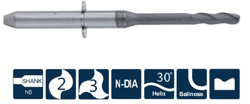SM200-VH2-0.6-11-40-d3 Фреза монолитная твердосплавная Gesac