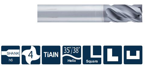 SS600-SS4-04006 Фреза монолитная твердосплавная Gesac