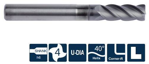 SG200-RN4-03003 Фреза монолитная твердосплавная Gesac