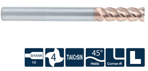 SH260-RH4A-2-60-0.5-H-6 Фреза монолитная твердосплавная Gesac