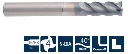 SG200-M-RN4-10-45-1-75 Фреза монолитная твердосплавная Gesac
