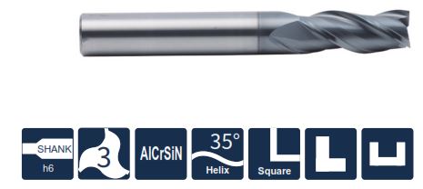 UP210-S3-03009 Фреза монолитная твердосплавная Gesac