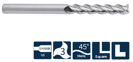 UA100-SL3-06035 Фреза монолитная твердосплавная Gesac