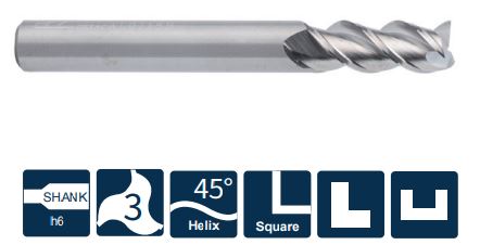 UA100-S3-07020 Фреза монолитная твердосплавная Gesac