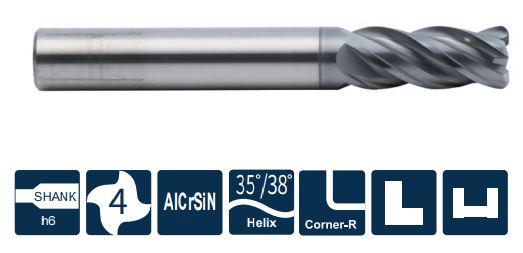 SP210-R4-10005 Фреза монолитная твердосплавная Gesac