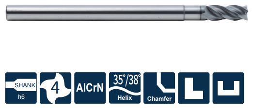 SP210-CN4-20050 Фреза монолитная твердосплавная Gesac