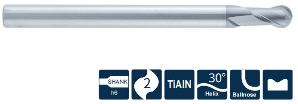 SH160-BH2-06012 Фреза монолитная твердосплавная Gesac