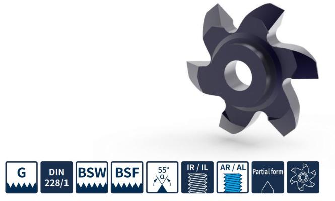 DMR2526008VW-TH-GA4425 Пластина резьбовая POLYMILL Gesac