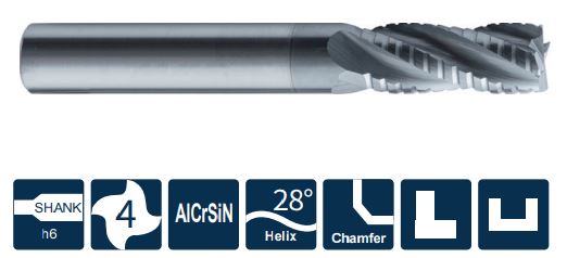 UPN210-S4-06016 Фреза монолитная твердосплавная Gesac