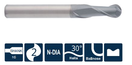 SG200-M-B2-6-16-50 Фреза монолитная твердосплавная Gesac