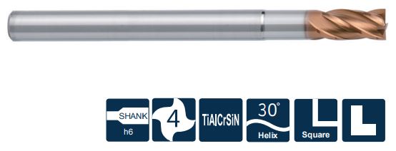 SH260-SN4-4-12-H Фреза монолитная твердосплавная Gesac