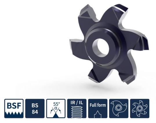 DMR1210012WF-TH-GA4425 Пластина резьбовая POLYMILL Gesac