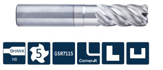 ST300-RN5-25030C Фреза монолитная твердосплавная Gesac