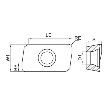 APMT1135PDER-EPM-GPM7120 Пластина фрезерная Gesac