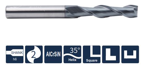 UP210-SL2-04030 Фреза монолитная твердосплавная Gesac