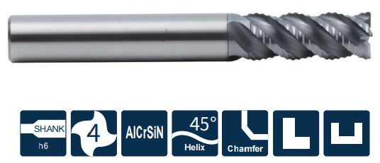 UPR210-S4-06016 Фреза монолитная твердосплавная Gesac