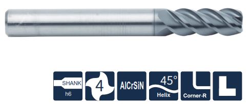 UP210-R4A-20020 Фреза монолитная твердосплавная Gesac