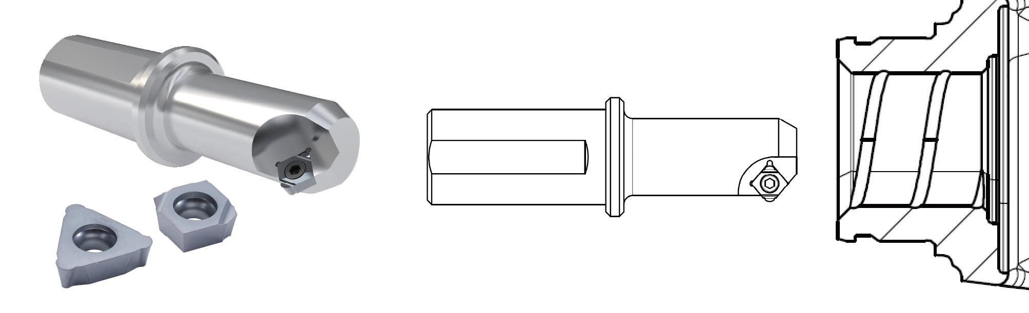 CCET060202L-PS-GP91TF Токарная пластина для точения Gesac