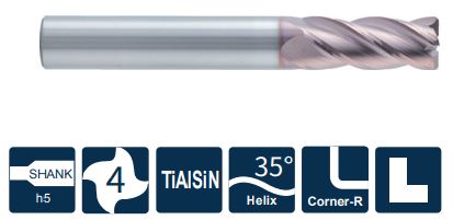 SH360-R4-4-0.5-K Фреза монолитная твердосплавная Gesac