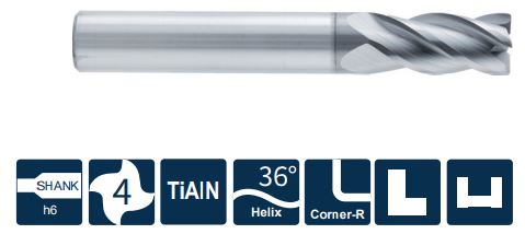 SN200-RH4-16040 Фреза монолитная твердосплавная Gesac
