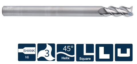 UA100-SH3-12030 Фреза монолитная твердосплавная Gesac