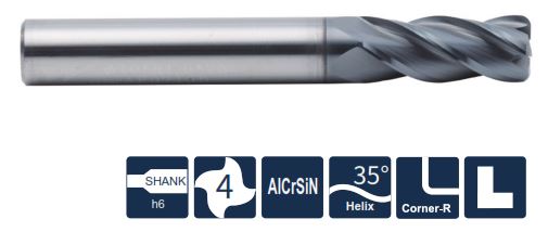 UP210-RH4-10005 Фреза монолитная твердосплавная Gesac