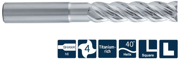 SA300-SF-IC-SN4-200A2 Фреза монолитная твердосплавная Gesac