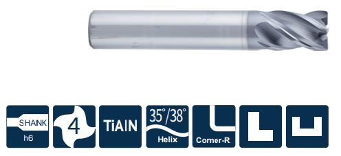 SS600-RS4-20010 Фреза монолитная твердосплавная Gesac