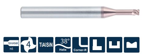 SHM200-RN4-1-8-0.05-K Фреза монолитная твердосплавная Gesac