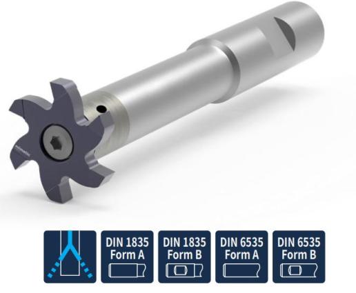 MTD122-25155P20-DM25L  Хвостовик для фрез POLYMILL Твердосплавный Gesac