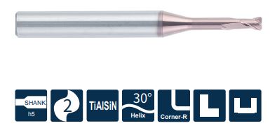 SHM200-RN2-2-8-0.8-K Фреза монолитная твердосплавная Gesac
