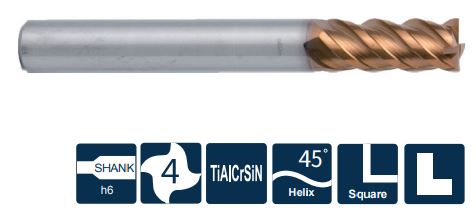 SH260-SL4A-3-12-H-6 Фреза монолитная твердосплавная Gesac