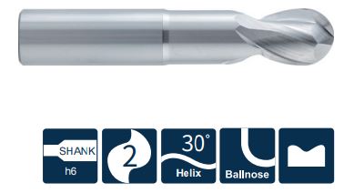 SA300-BN2-06020 Фреза монолитная твердосплавная Gesac
