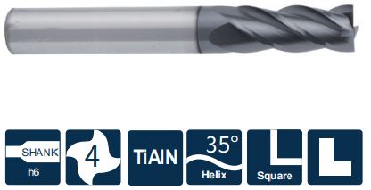US200-S4-14040 Фреза монолитная твердосплавная Gesac