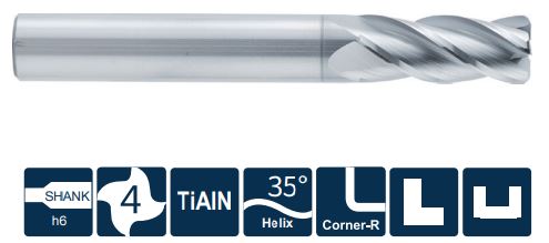 US260-R4-10010 Фреза монолитная твердосплавная Gesac