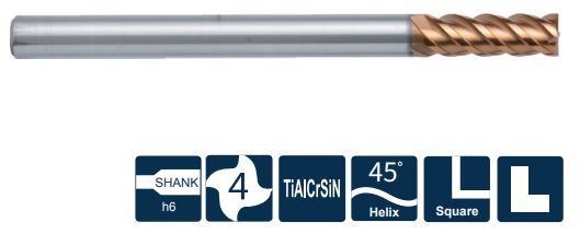 SH260-SH4A-5-60-H Фреза монолитная твердосплавная Gesac