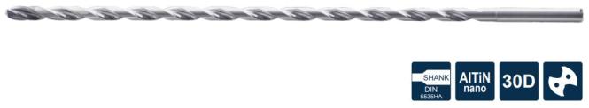 D938-A30C-1000 Сверло монолитное твердосплавное Gesac