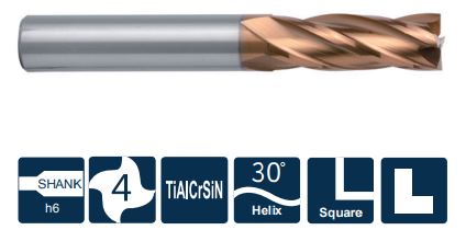 SH260-S4-4-10-H Фреза монолитная твердосплавная Gesac
