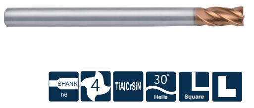 SH260-SH4-8-100-H Фреза монолитная твердосплавная Gesac