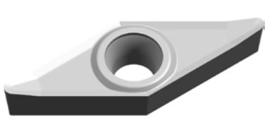 VCGX160408-AL-GN9120 Токарная пластина для точения Gesac