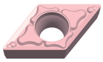 DCMT070202-MM-GM3225 Токарная пластина для точения Gesac