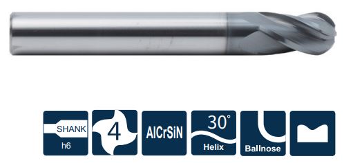 UP210-B4-06012 Фреза монолитная твердосплавная Gesac