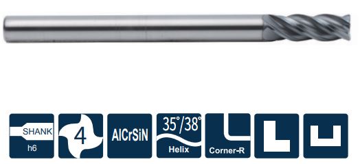 SP210-RH4-10010 Фреза монолитная твердосплавная Gesac