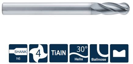 SN200-BH4-12022 Фреза монолитная твердосплавная Gesac