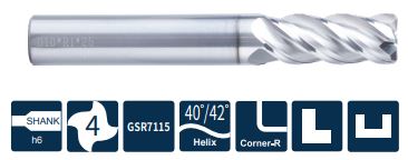 ST300-RH4-20050B Фреза монолитная твердосплавная Gesac
