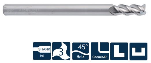 UA100-RH3-10010 Фреза монолитная твердосплавная Gesac