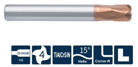 FH200-R4-05010-H Фреза монолитная твердосплавная Gesac