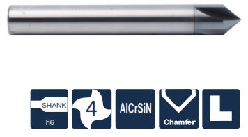 UP210-L90-04090 Фреза монолитная твердосплавная Gesac