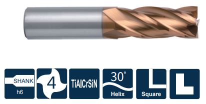 SH260-SL4-5-20-H Фреза монолитная твердосплавная Gesac
